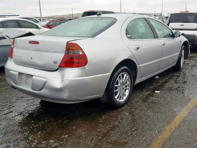 2C3HE66G54H692595 - 2004 CHRYSLER 300M SILVER photo 4