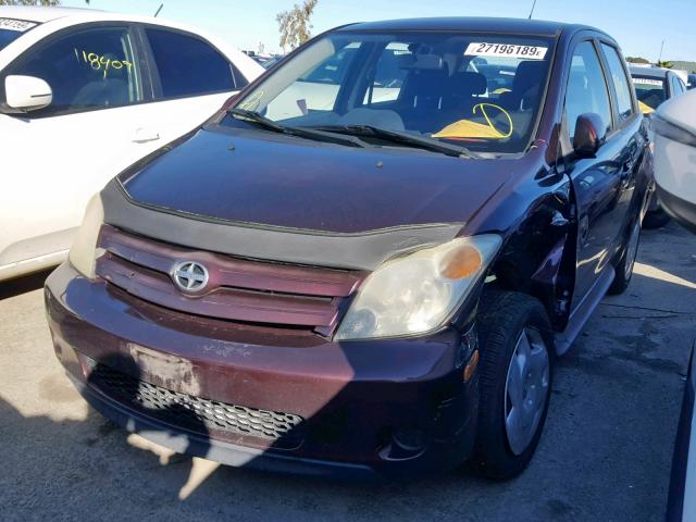 JTKKT624050115071 - 2005 TOYOTA SCION XA RED photo 2