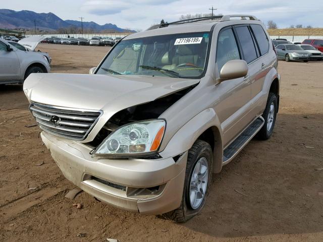 JTJBT20XX70143991 - 2007 LEXUS GX 470 GOLD photo 2