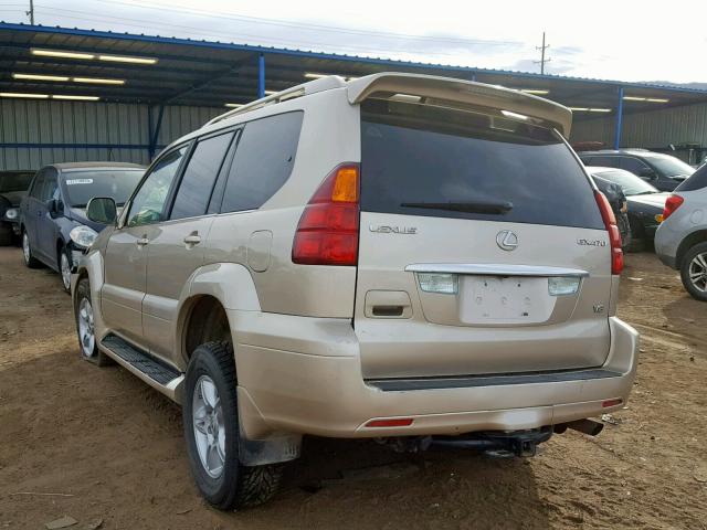 JTJBT20XX70143991 - 2007 LEXUS GX 470 GOLD photo 3