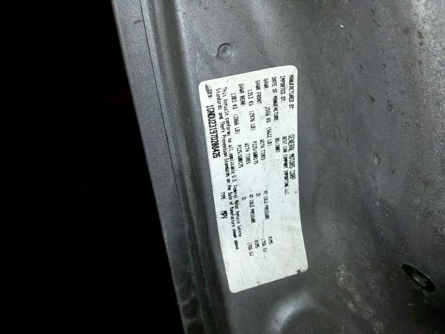 1GNDU23197D208426 - 2007 CHEVROLET UPLANDER L 灰色 照片 10