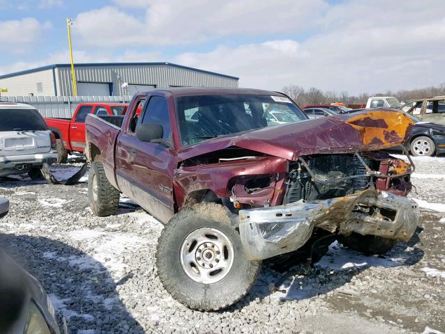 1B7KF23781J236774 - 2001 DODGE RAM 2500 BURGUNDY photo 1