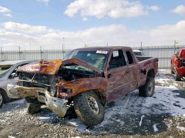 1B7KF23781J236774 - 2001 DODGE RAM 2500 BURGUNDY photo 9