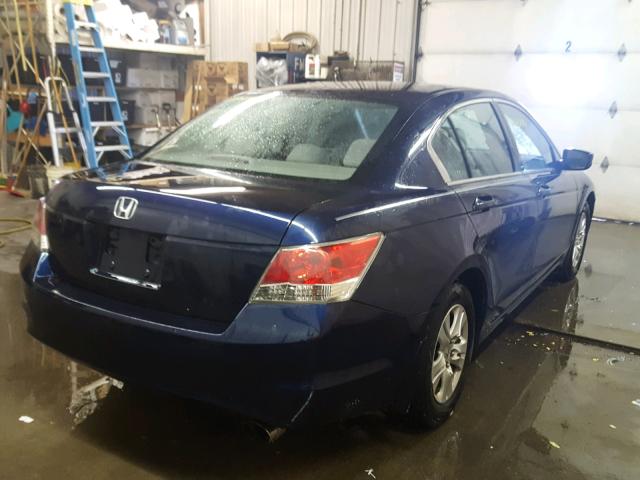 1HGCP26419A170990 - 2009 HONDA ACCORD LXP BLUE photo 4