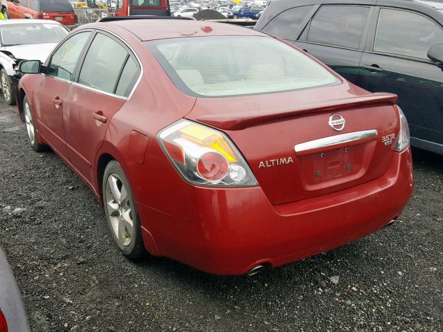 1N4BL21E58N456473 - 2008 NISSAN ALTIMA 3.5 MAROON photo 3