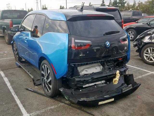 WBY1Z8C5XHV551162 - 2017 BMW I3 REX BLUE photo 3