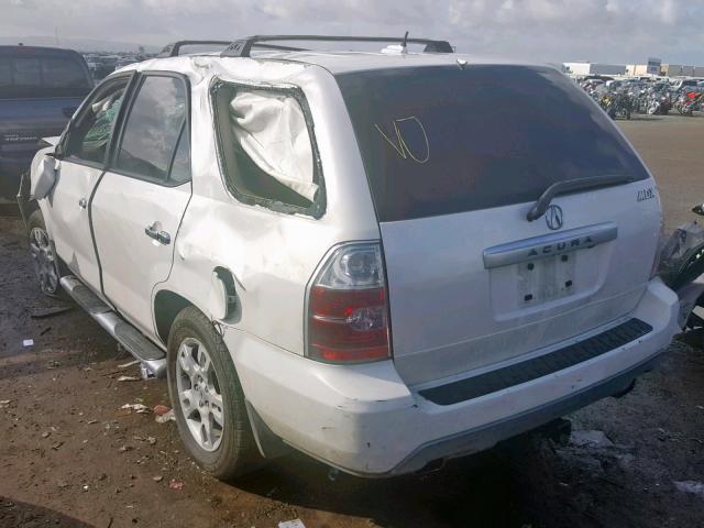 2HNYD18975H529071 - 2005 ACURA MDX TOURIN WHITE photo 3