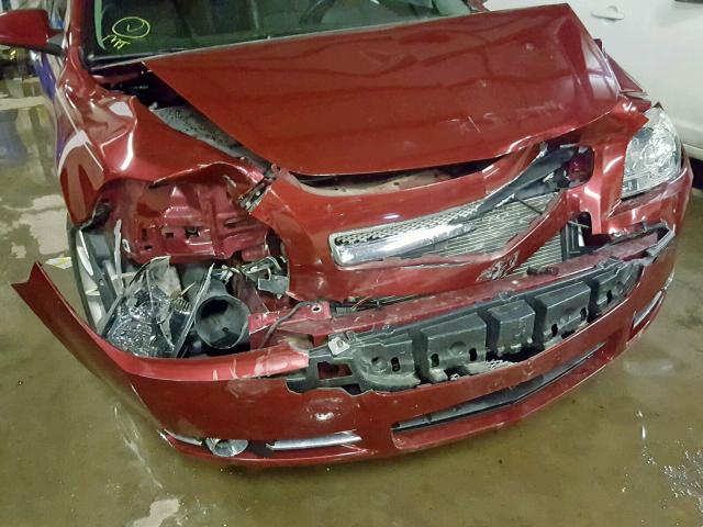 1G1ZK57709F258085 - 2009 CHEVROLET MALIBU LTZ წითელი ფოტო 9