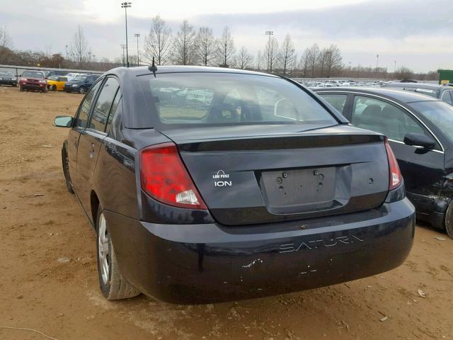 1G8AJ55F47Z147269 - 2007 SATURN ION LEVEL BLACK photo 3