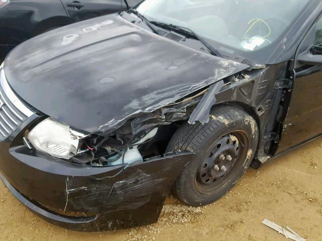 1G8AJ55F47Z147269 - 2007 SATURN ION LEVEL BLACK photo 9