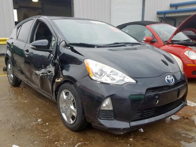 JTDKDTB34C1504930 - 2012 TOYOTA PRIUS C BLACK photo 1