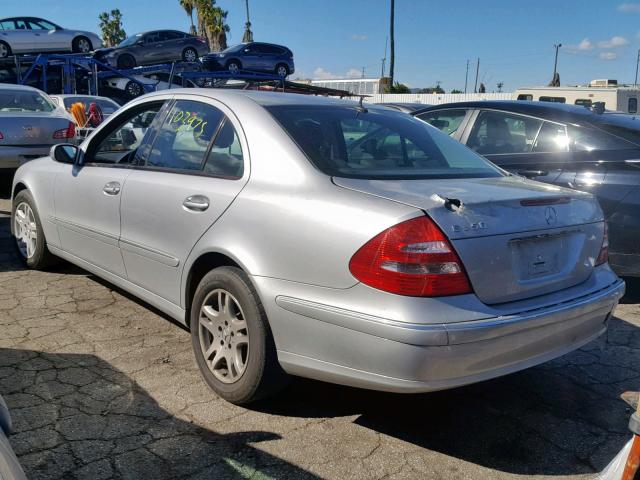 WDBUF56J76A775457 - 2006 MERCEDES-BENZ E 350 SILVER photo 3