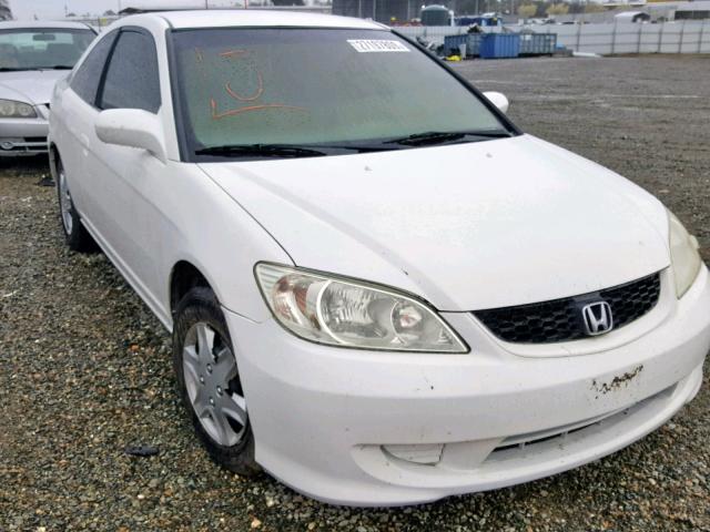 1HGEM22134L048609 - 2004 HONDA CIVIC DX V WHITE photo 1