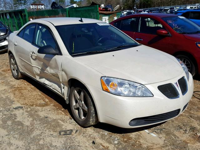 1G2ZH57N094109647 - 2009 PONTIAC G6 GT WHITE photo 1