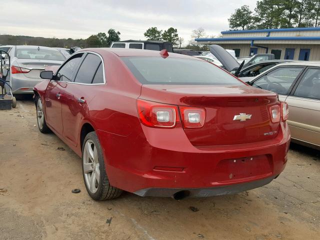 1G11J5SX1DU150277 - 2013 CHEVROLET MALIBU LTZ RED photo 3