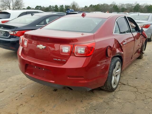 1G11J5SX1DU150277 - 2013 CHEVROLET MALIBU LTZ RED photo 4