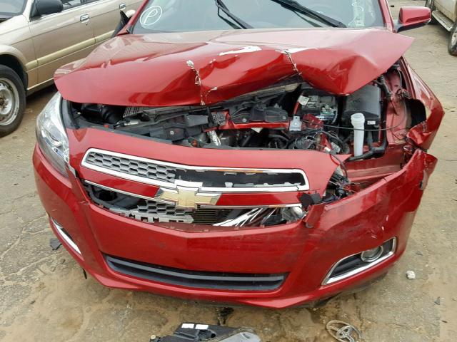 1G11J5SX1DU150277 - 2013 CHEVROLET MALIBU LTZ RED photo 9