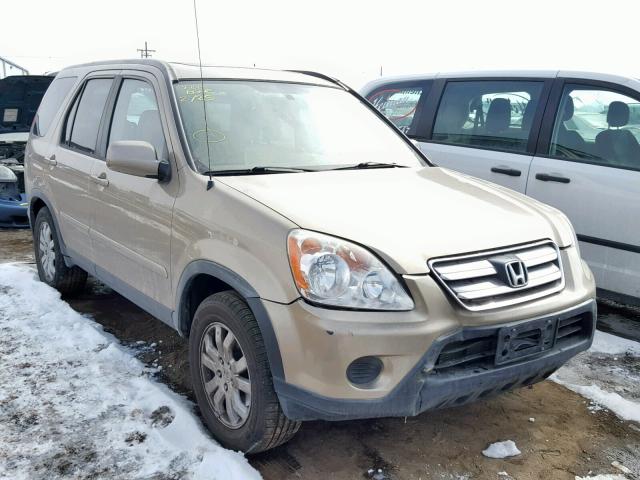 JHLRD78935C017049 - 2005 HONDA CR-V SE GOLD photo 1