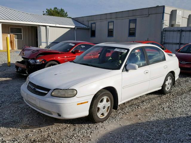 1G1NE52JX16188480 - 2001 CHEVROLET MALIBU LS WHITE photo 2