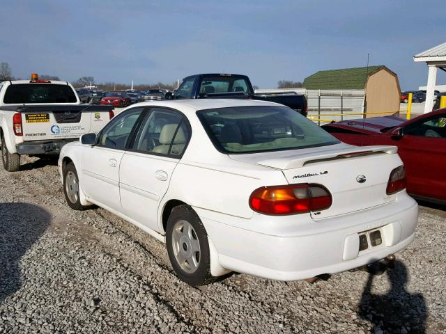 1G1NE52JX16188480 - 2001 CHEVROLET MALIBU LS WHITE photo 3