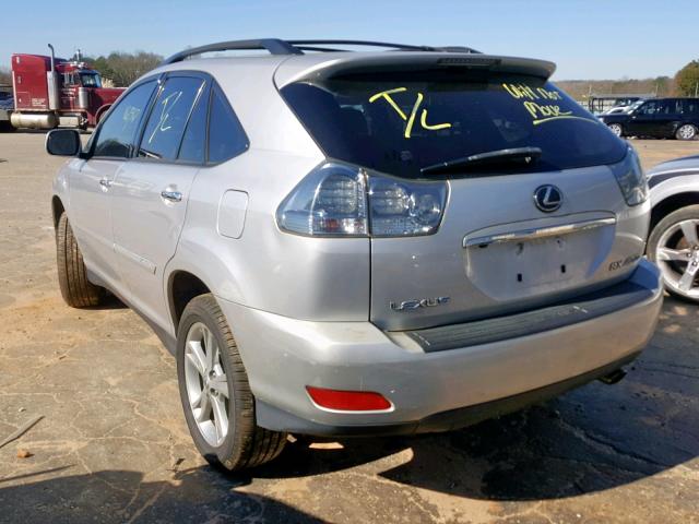 JTJGW31U782008447 - 2008 LEXUS RX 400H WHITE photo 3