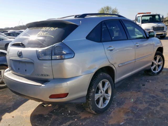 JTJGW31U782008447 - 2008 LEXUS RX 400H WHITE photo 4