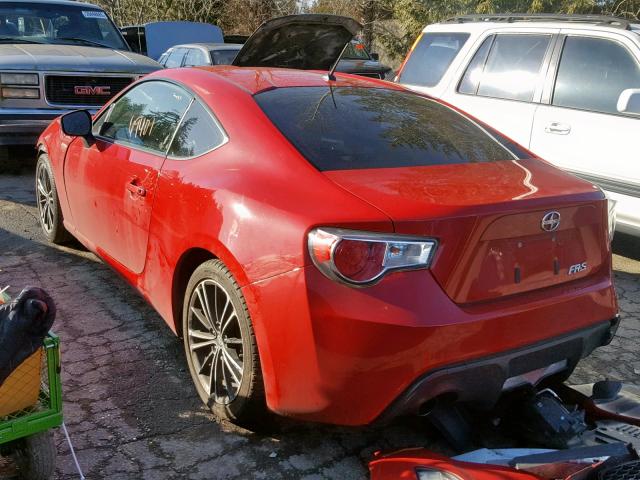 JF1ZNAA11D2724527 - 2013 TOYOTA SCION FR-S RED photo 3