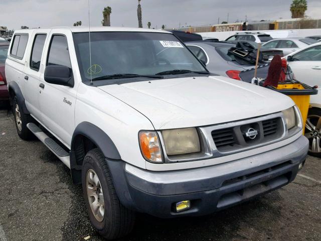 1N6ED27T3YC388726 - 2000 NISSAN FRONTIER C WHITE photo 1