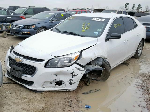 1G11B5SL1FF289343 - 2015 CHEVROLET MALIBU LS 白色 照片 2