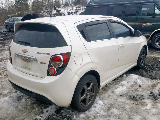 1G1JH6SB2E4132295 - 2014 CHEVROLET SONIC RS WHITE photo 4