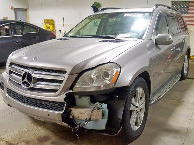 4JGBF71E38A420380 - 2008 MERCEDES-BENZ GL 450 4MA GOLD photo 2