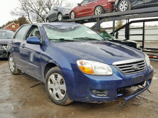 KNAFE122385578766 - 2008 KIA SPECTRA EX BLUE photo 1