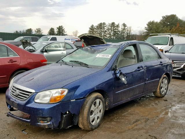 KNAFE122385578766 - 2008 KIA SPECTRA EX BLUE photo 2