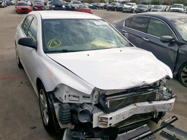 1G1ZA5EU9CF364280 - 2012 CHEVROLET MALIBU LS WHITE photo 1