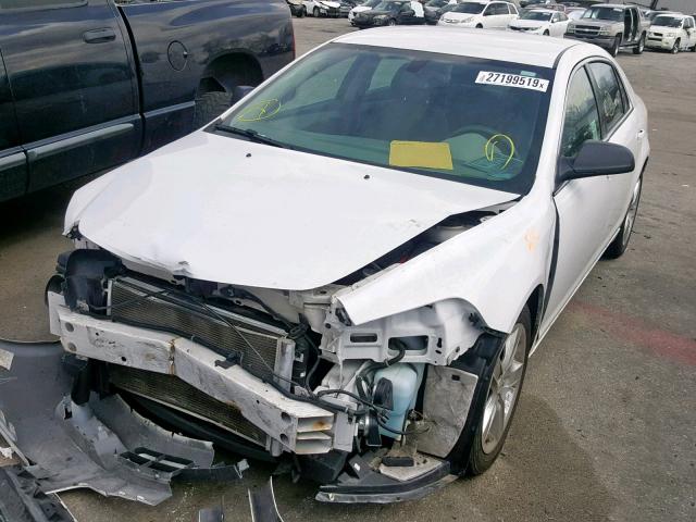 1G1ZA5EU9CF364280 - 2012 CHEVROLET MALIBU LS WHITE photo 2