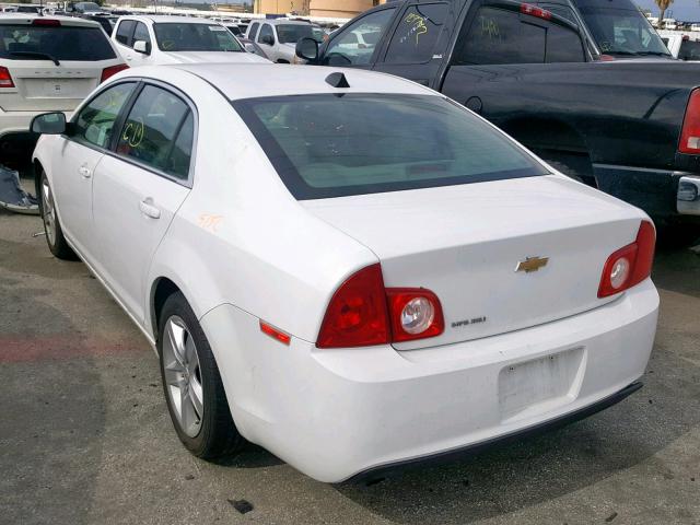 1G1ZA5EU9CF364280 - 2012 CHEVROLET MALIBU LS WHITE photo 3