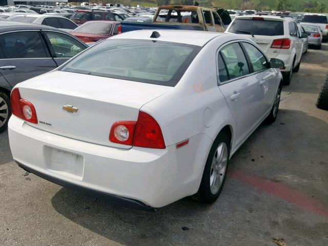 1G1ZA5EU9CF364280 - 2012 CHEVROLET MALIBU LS WHITE photo 4
