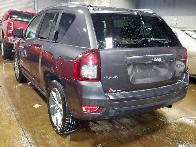 1C4NJDBB6ED828398 - 2014 JEEP COMPASS SP GRAY photo 3