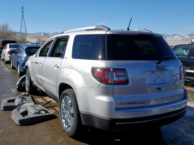 1GKKVSKD9HJ117964 - 2017 GMC ACADIA LIM SILVER photo 3