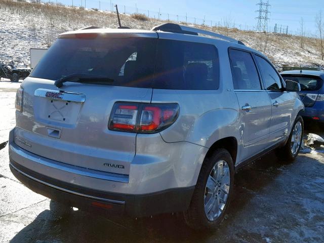 1GKKVSKD9HJ117964 - 2017 GMC ACADIA LIM SILVER photo 4