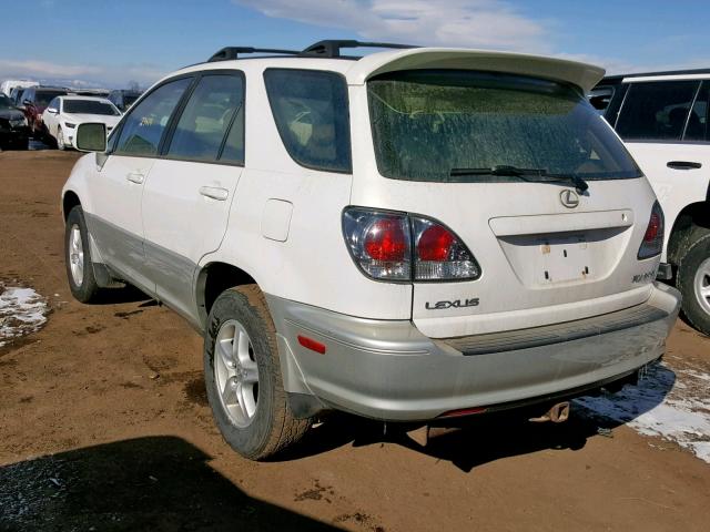 JTJHF10U310174038 - 2001 LEXUS RX 300 WHITE photo 3