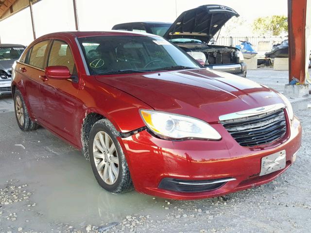 1C3BC1FG1BN513102 - 2011 CHRYSLER 200 TOURIN RED photo 1