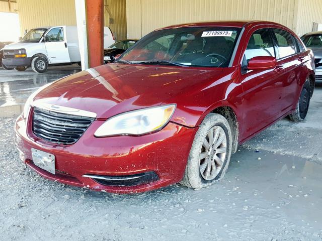 1C3BC1FG1BN513102 - 2011 CHRYSLER 200 TOURIN RED photo 2