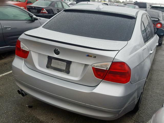 WBAVC53518FZ84752 - 2008 BMW 328 I SULE SILVER photo 4