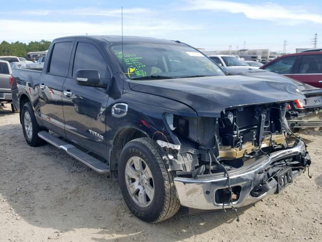 1N6AA1E54HN567044 - 2017 NISSAN TITAN SV BLACK photo 1