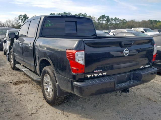 1N6AA1E54HN567044 - 2017 NISSAN TITAN SV BLACK photo 3