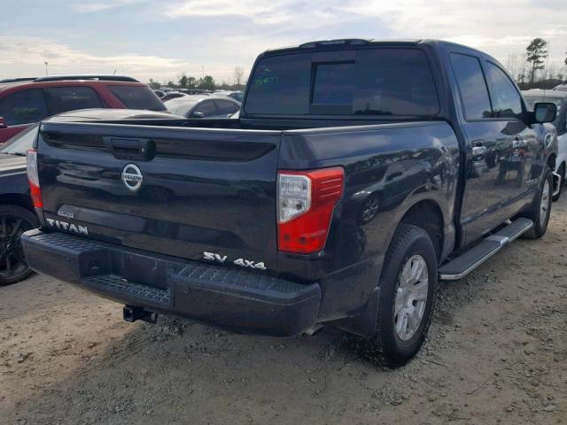 1N6AA1E54HN567044 - 2017 NISSAN TITAN SV BLACK photo 4