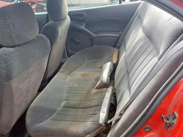1G2NE52T91M573375 - 2001 PONTIAC GRAND AM S RED photo 6