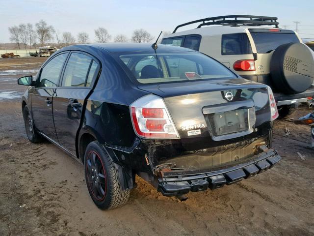 3N1AB61E98L616762 - 2008 NISSAN SENTRA 2.0 BLACK photo 3