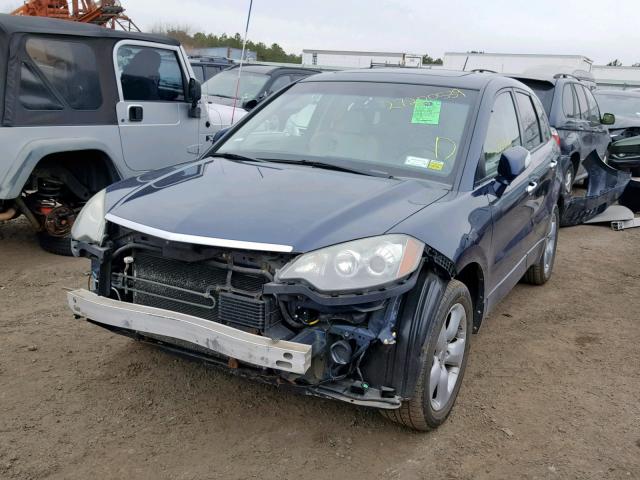 5J8TB18279A002937 - 2009 ACURA RDX BLUE photo 2